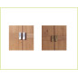 Cómoda de madera Bahia