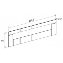 Cabecero leds modelo Rambla