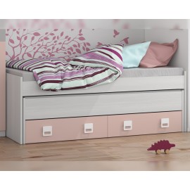 Cama doble y estante Smallow
