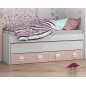 Cama doble y estante Smallow