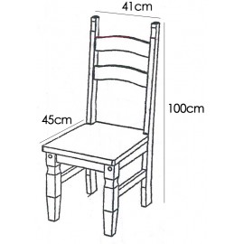 Mesa fija + 4 sillas Paola Veracruz