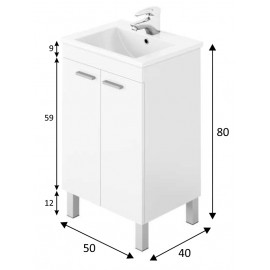 Baño Koncept blanco