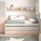 Cama doble y estante Smallow
