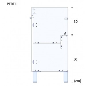 Conjunto baño modelo Essens compuesto por mueble y espejo