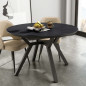 Mesa comedor extensible cantábrica, ocho colores a escoger. 120-160cm.