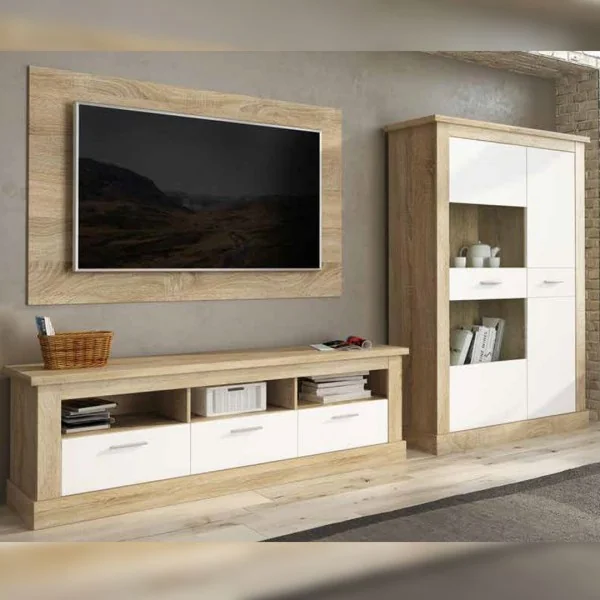 Salón chellén de 305cm de color cambria-blanco Salón chellén de 305cm de color cambria-blanco