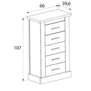 Dormitorio chellén de color cambria blanco 12