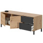 Bajo tv Urban Plus roble-gris