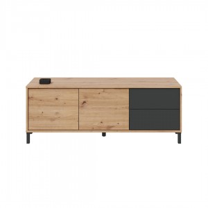 Bajo tv Urban Plus roble-gris