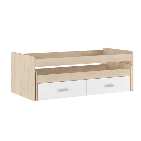 CAMA COMPACTA CON CAJONERA DONALD