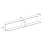ESTANTE L 202 CM. DONALD ESTANTE L 202 CM. DONALD