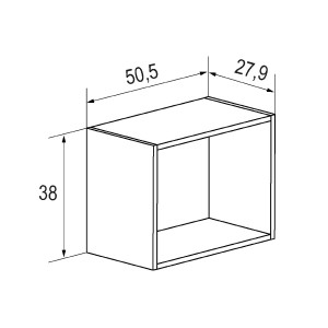 Estantería cubo Donald