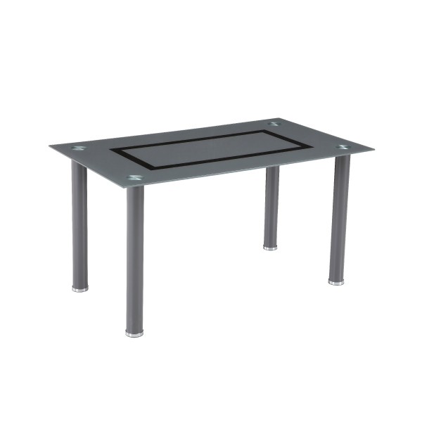 Mesa comedor tapa cristal Axiss