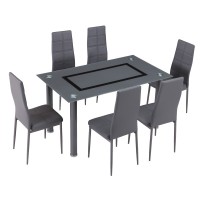 Conjunto mesa y 6 sillas Axiss