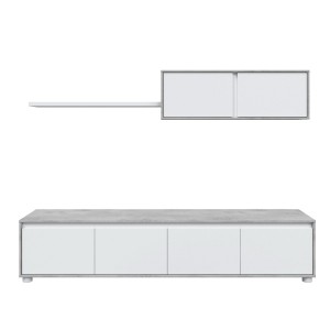 Salón Home cemento - blanco