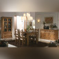 Comedor de madera maciza estilo rústico