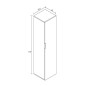 Módulo 1P vertical 135cm Italia