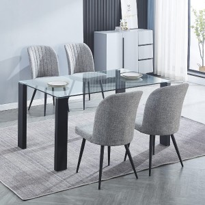 Conjunto mesa Alice + 4 sillas rory