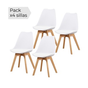 Juego de 4 sillas Fina
