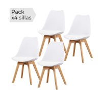 Juego de 4 sillas Fina