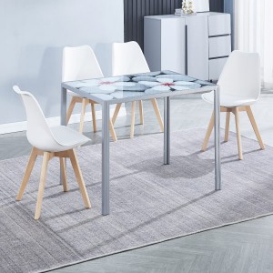 Mesa fija Flores + 4 sillas Fina