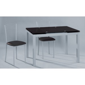 MESA BISBE 3 110 X 70 CM EXTENSIBLE ROBLE