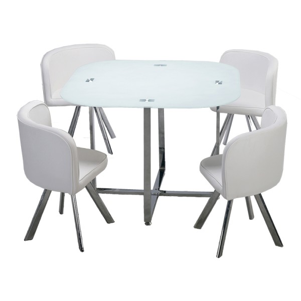 conjunto de mesa + 4 sillas modelo teca conjunto de mesa + 4 sillas modelo teca