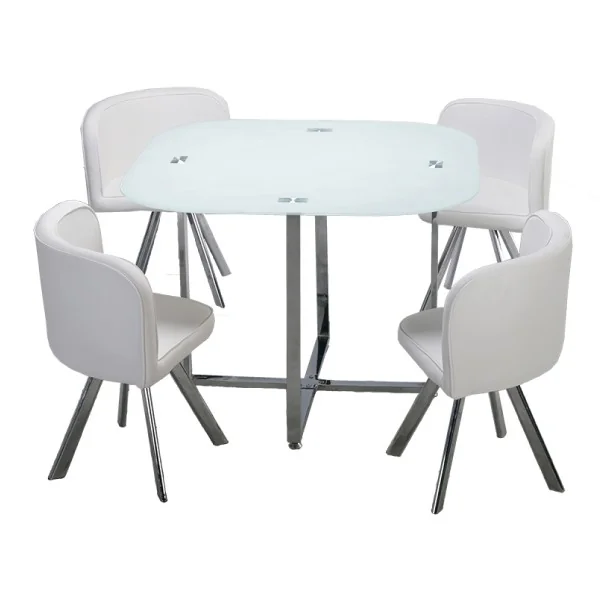 conjunto de mesa + 4 sillas modelo teca conjunto de mesa + 4 sillas modelo teca