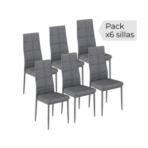 Juego de 6 sillas AXISS