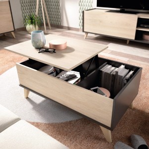 Mesa de centro elevable Ness