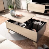 Mesa de centro elevable Ness