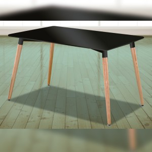 Mesa rectangular Dinamarca NEGRO