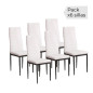 Silla blanca negra Emi