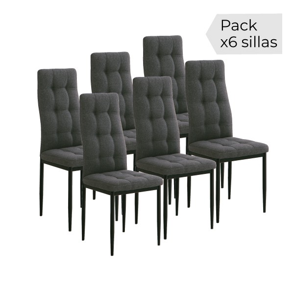 Juego 6 sillas zuni