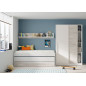 Cama doble + estante Elliot