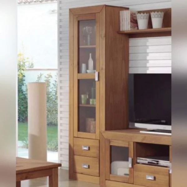 Vitrina salón madera Bahia Vitrina salón madera Bahia