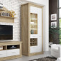Vitrina Alta Leds Chellén Cambria-Blanco