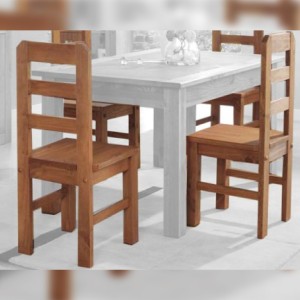 Juego 4 sillas madera Bahia