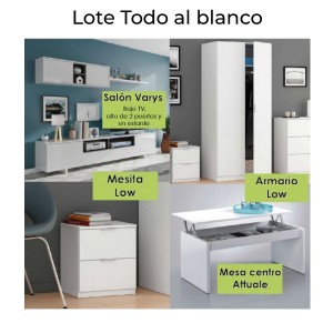 Lote "todo al blanco"