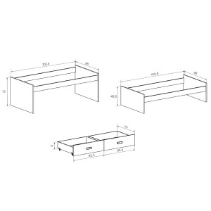 Cama compacta cajones Champions