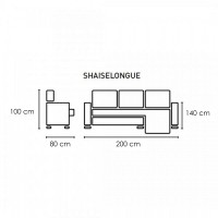 Chaiselongue Conde express cairo perla