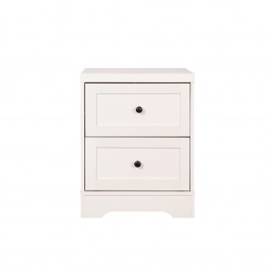 MESITA OTTAVIA 2 CAJONES BLANCA