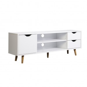 MESA TV FIANO BLANCA