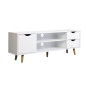 MESA TV FIANO BLANCA