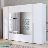 Armario Magnum 270cm blanco con lunas