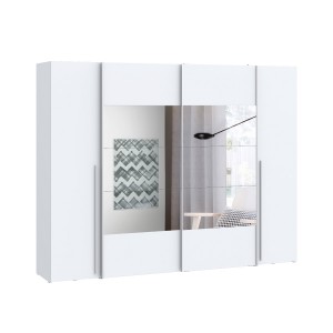 Armario Magnum 270cm blanco con lunas