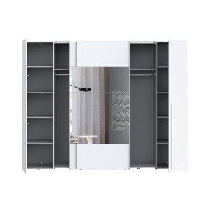 Armario Magnum 270cm blanco con lunas