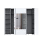 Armario Magnum 270cm blanco con lunas