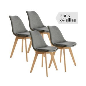 Juego de 4 sillas Amsterdam