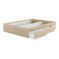 BED CAMA 150 CON 4 CAJONES (PARA SOMIER DE 190X150) ROBLE CANADIAN